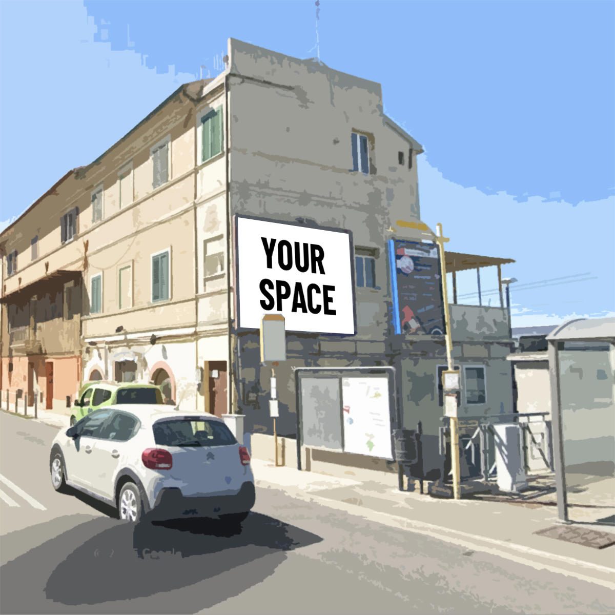 SPAZIO PUBBLICITARIO 400 x 300 Via Flaminia (ANCONA) Dal 19/10/2026 al 01/11/2026 14 giorni
